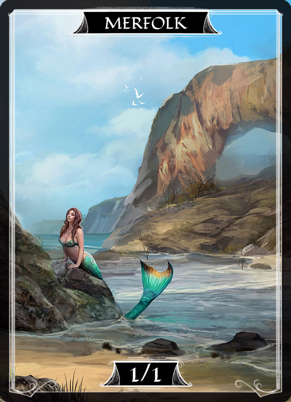 Beach Mermaid - (Goth)