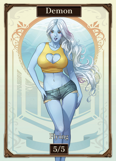 Blue Pinup - (Fantasy)