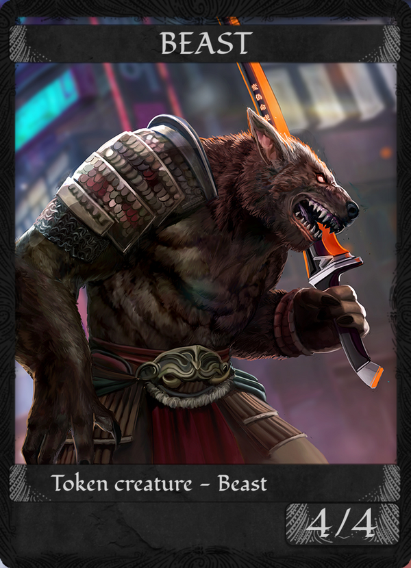 Cyber Werewolf - (Graffite)