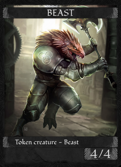 Dungeon Lizard - (Graffite)
