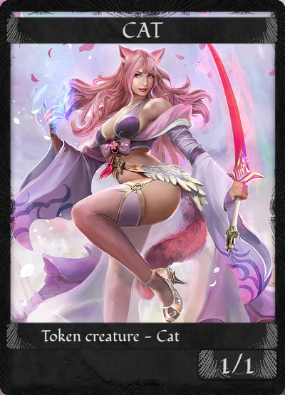 Feline Blade Dancer - (Graffite)