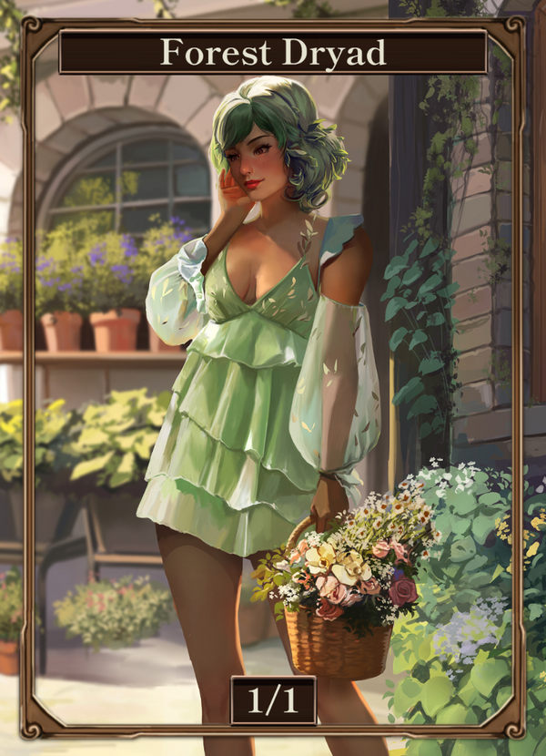 Green Dress - (Fantasy)