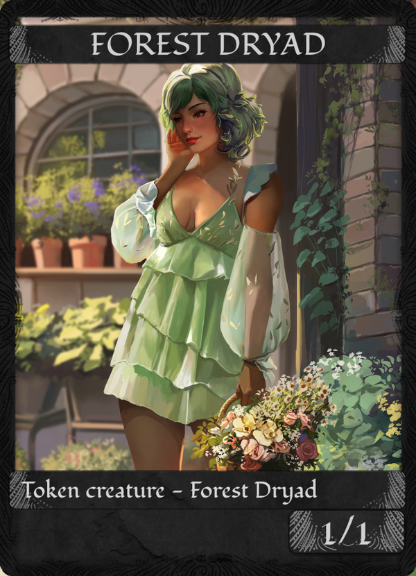 Green Dress - (Graffite)