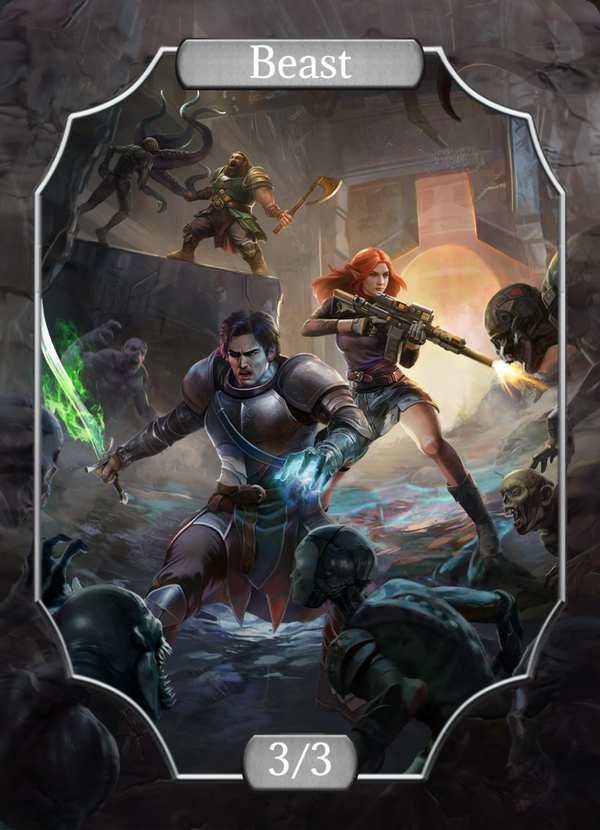 Sci Fi Battle - (Stone transp)