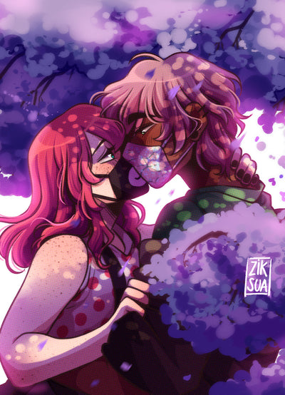 Ziksua Love under a Jacarandá