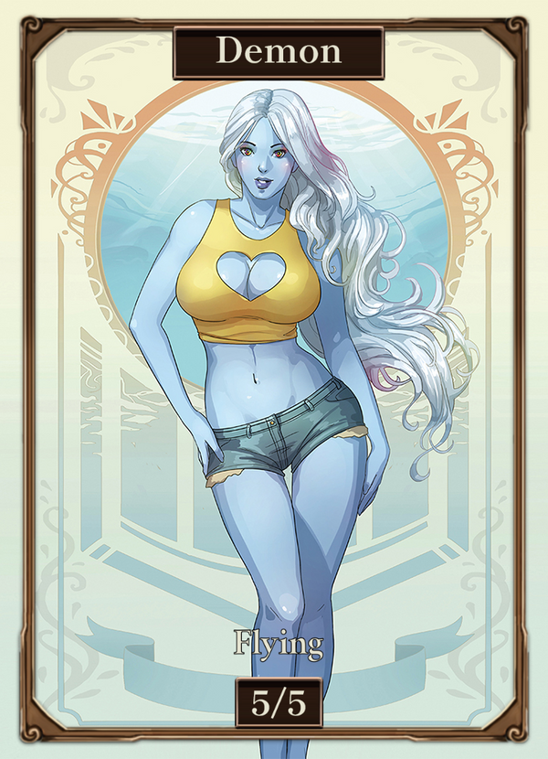 Blue Pinup - (Fantasy)