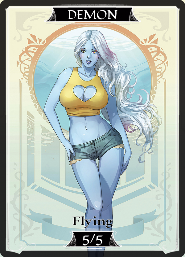 Blue Pinup - (Goth)