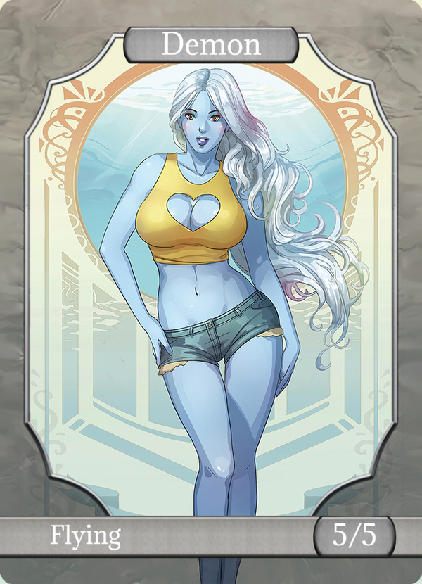 Blue Pinup - (Stone transp)