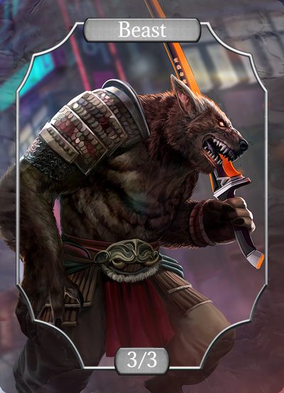 Cyber Werewolf - (Stone transp)