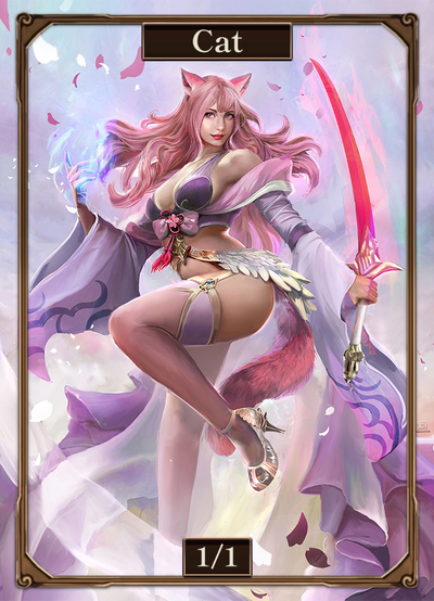 Feline Blade Dancer - (Fantasy)