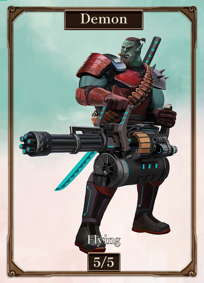 Machinegun Orc - (Fantasy)