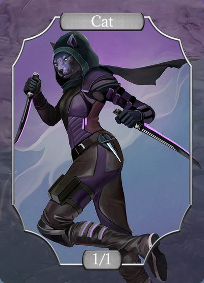 Ninja Cat - (Stone transp)