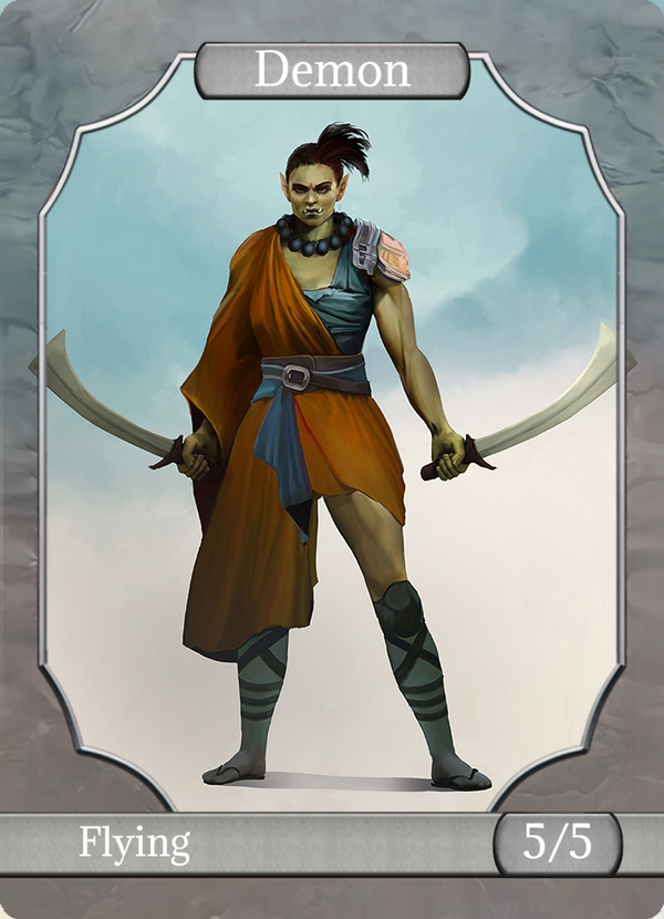 Samurai Orc Fem - (Stone transp)