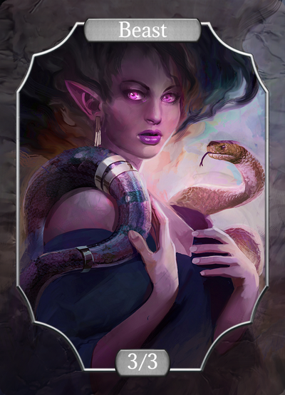 Serpent Demon - (Stone transp)