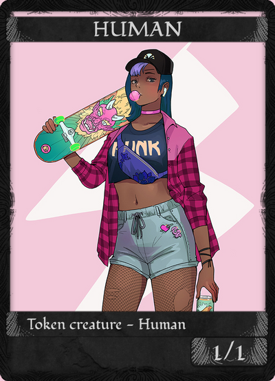 Skater Girl - (Graffite)