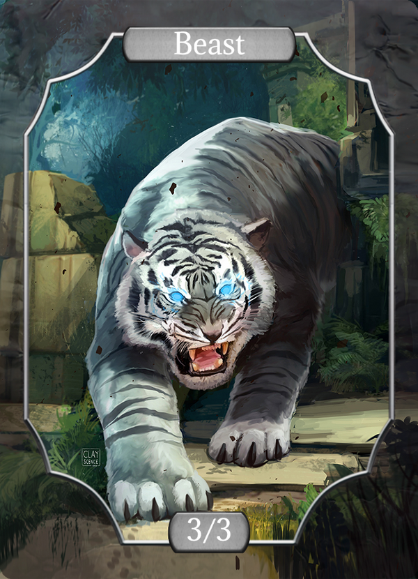 White Tiger - (Stone transp)