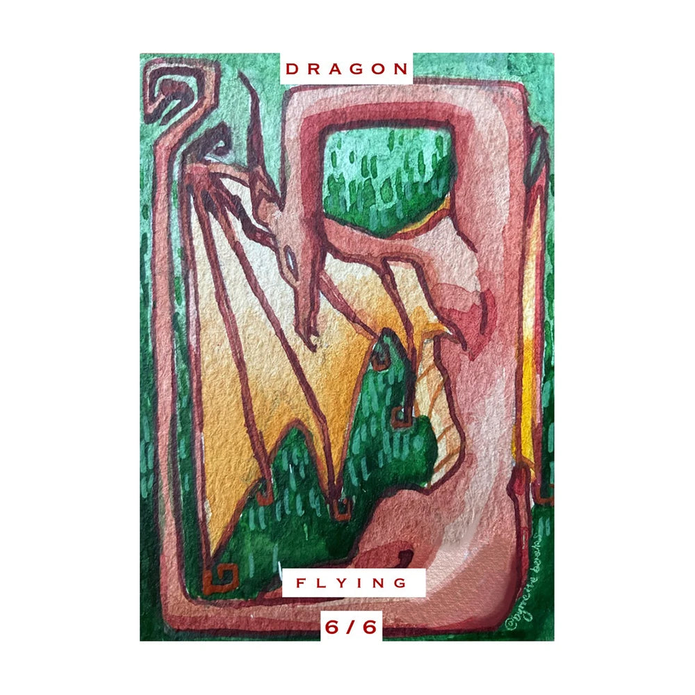 Emerald Guardian's Descent — Dragon 6/6 Flying — Dragon 6/6