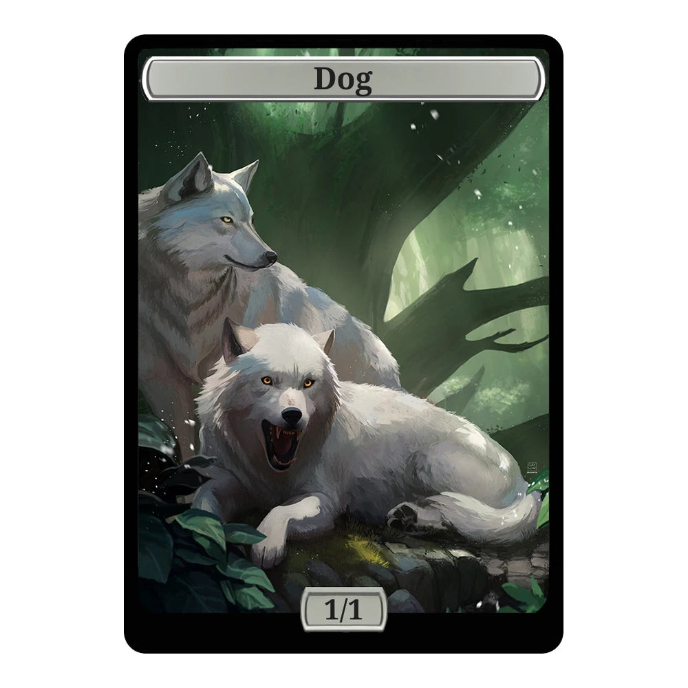 White Wolves — Replica — Title + P/T — Dog 1/1