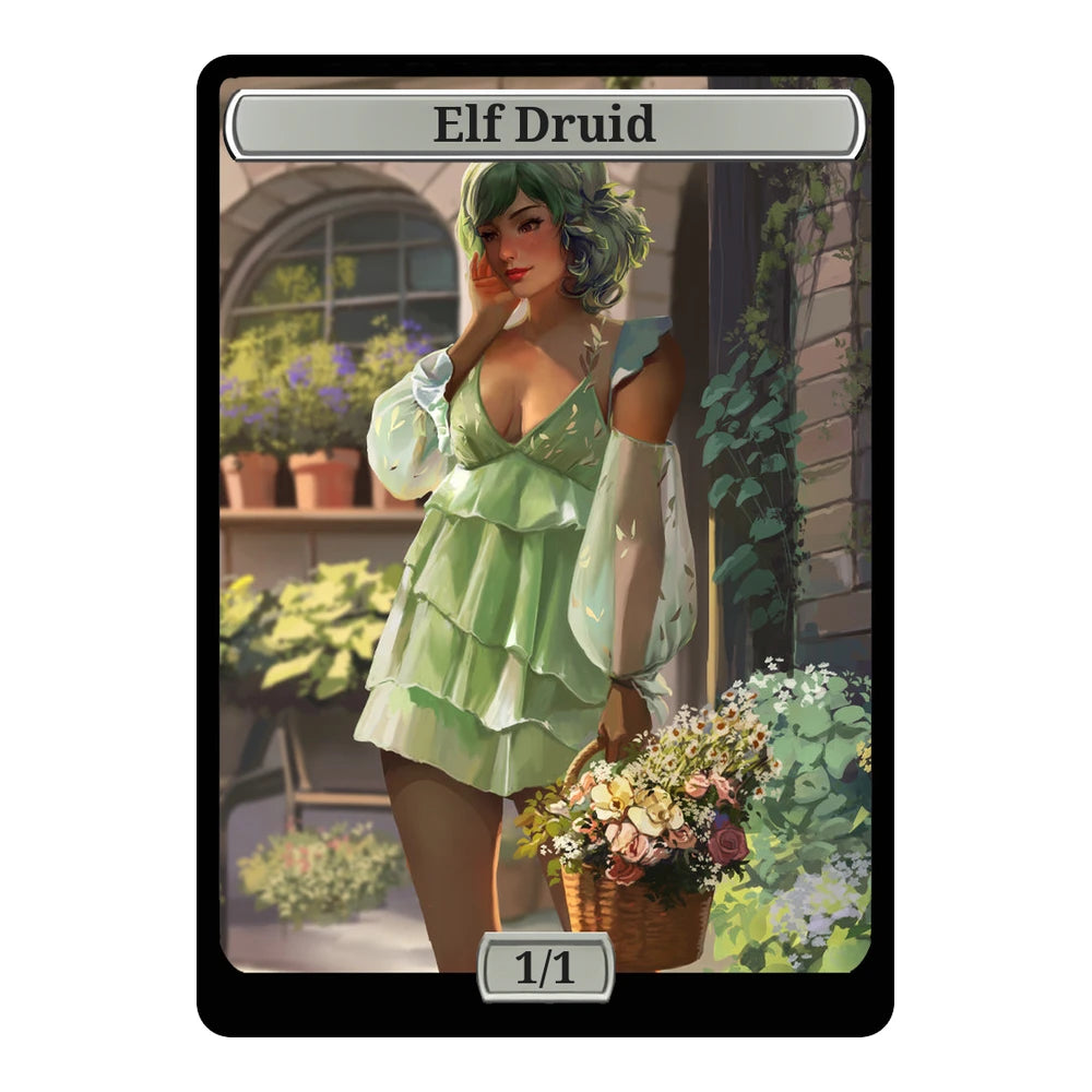 Green Dress — Replica — Title + P/T — Elf Druid 1/1