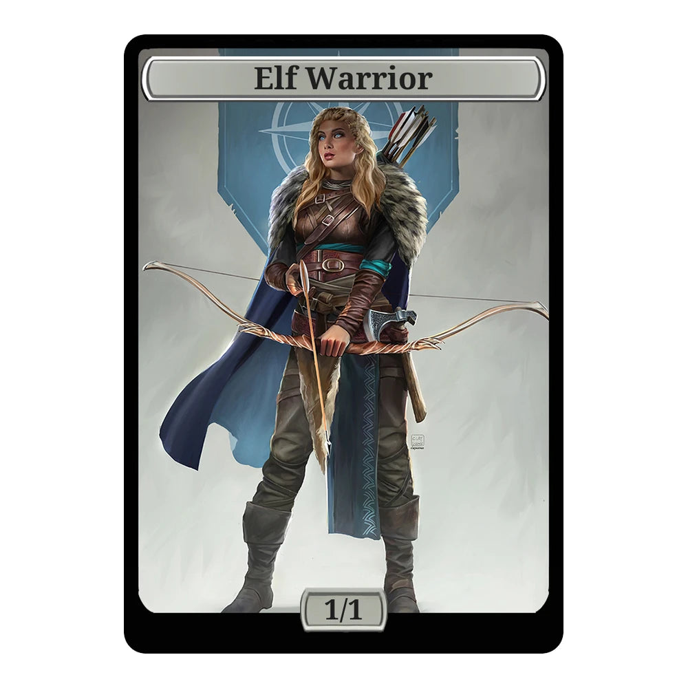 Archer — Replica — Title + P/T — Elf Warrior 1/1