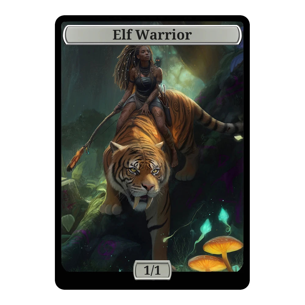 Jungle Spirit Bond — Replica — Title + P/T — Elf Warrior 1/1