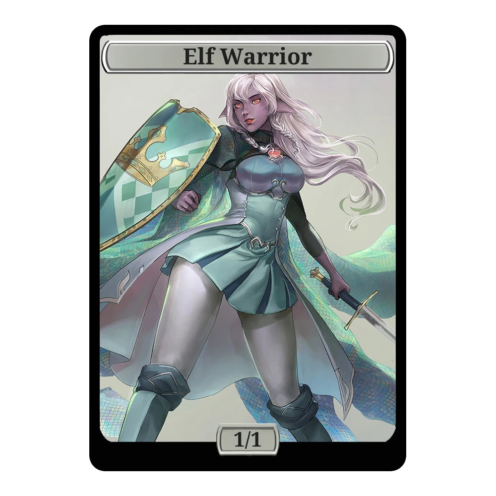 Emerald Knight — Replica — Title + P/T — Elf Warrior 1/1