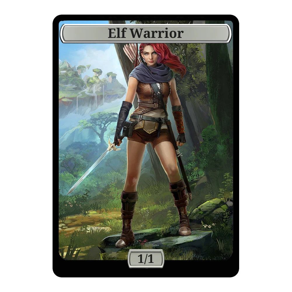 The Explorer — Replica — Title + P/T — Elf Warrior 1/1