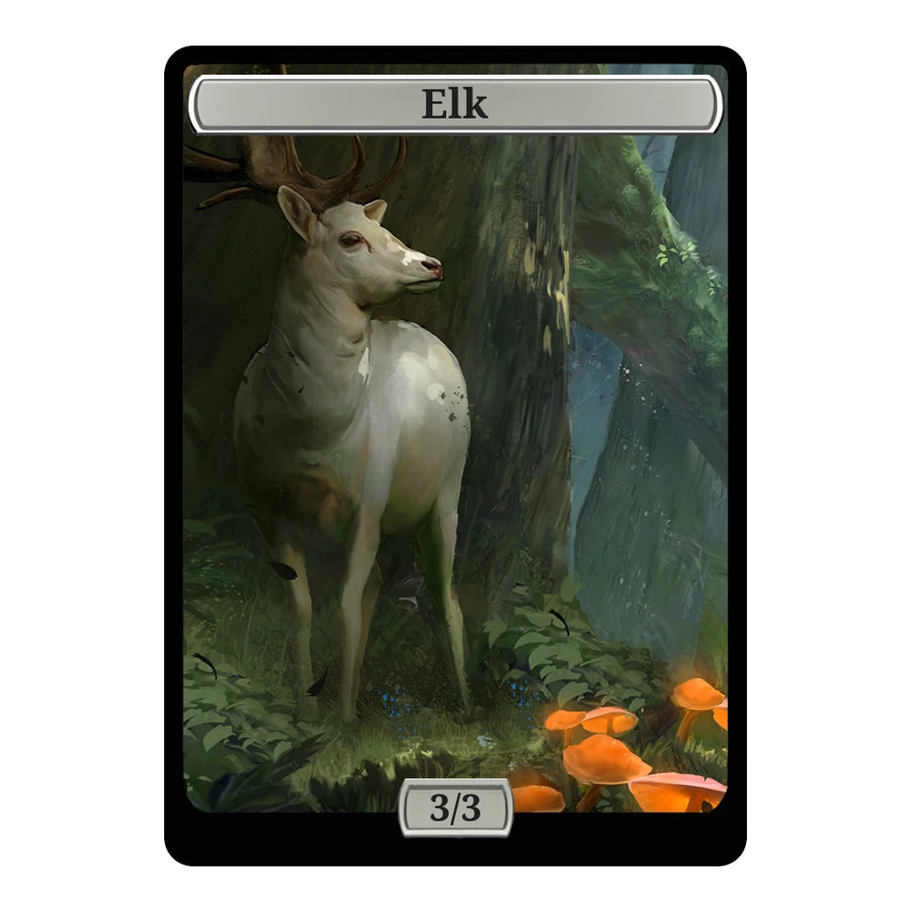 Deer in the Forest — Replica — Title + P/T — Elk 3/3