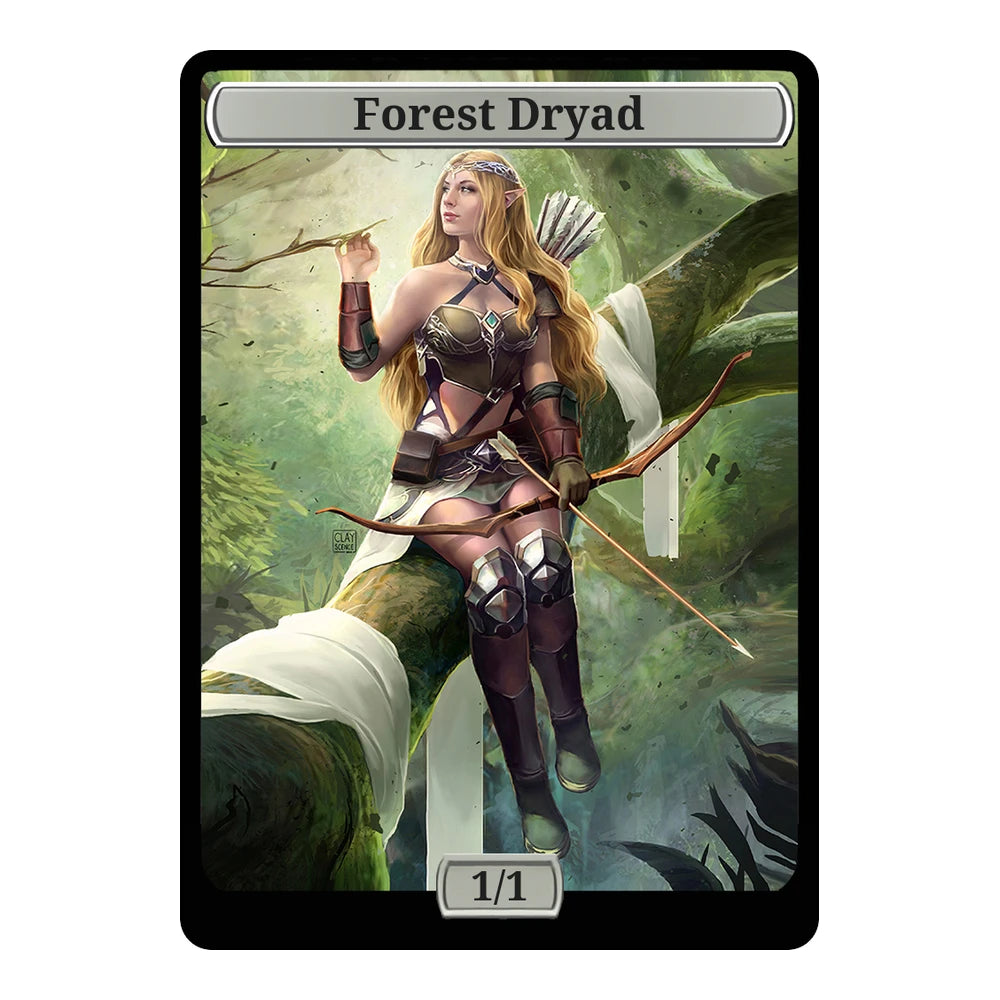 Elven Dream — Replica — Title + P/T — Forest Dryad 1/1