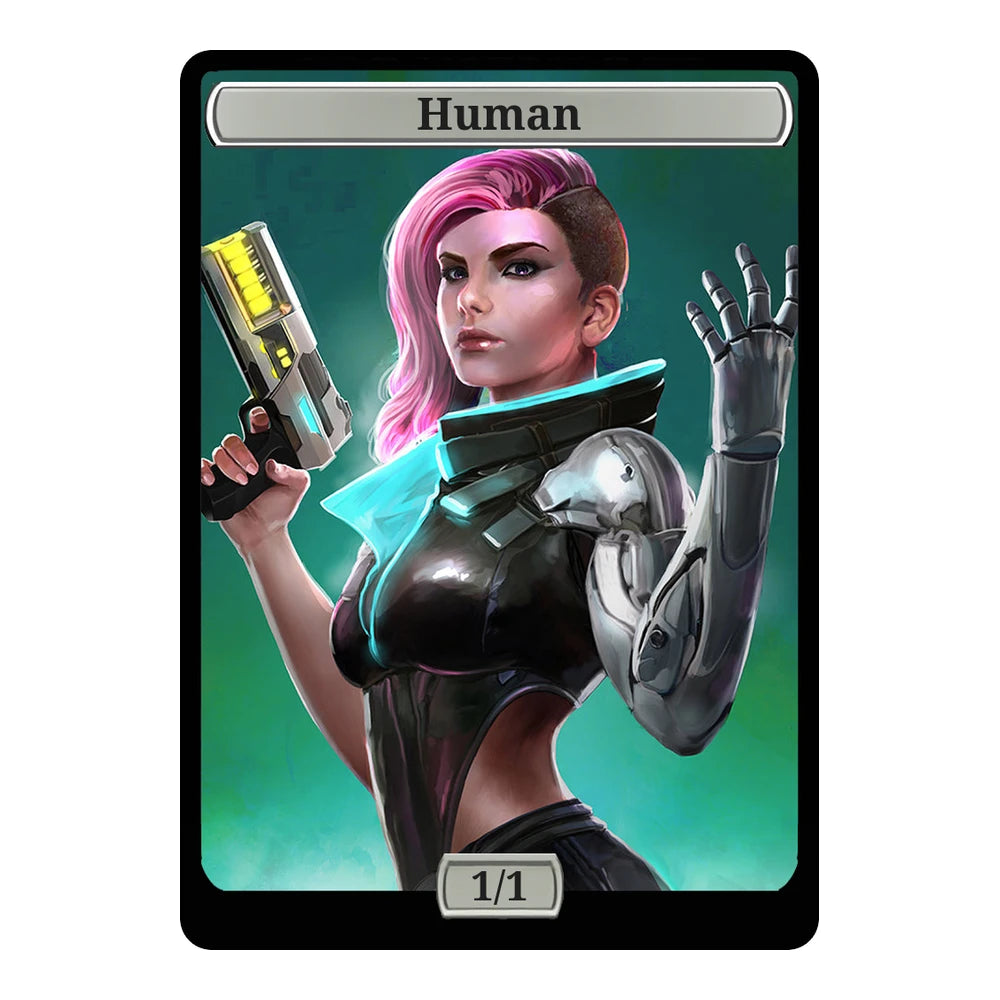 CyberPunk — Replica — Title + P/T — Human 1/1