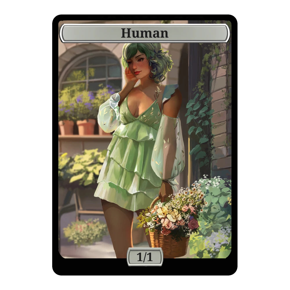 Green Dress — Replica — Title + P/T — Human 1/1