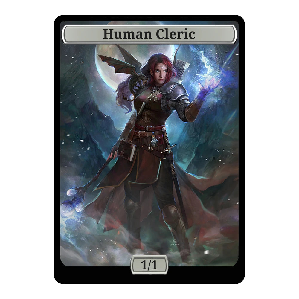 Awaken — Replica — Title + P/T — Human Cleric 1/1