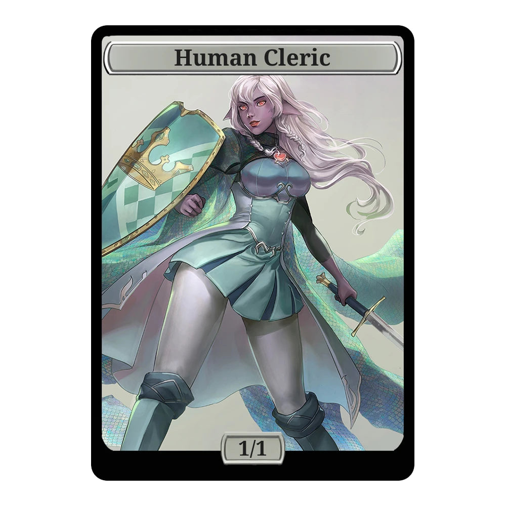 Emerald Knight — Replica — Title + P/T — Human Cleric 1/1