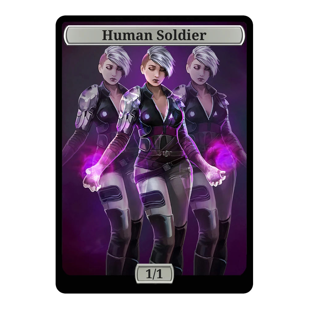 Cyber Control — Replica — Title + P/T — Human Soldier 1/1