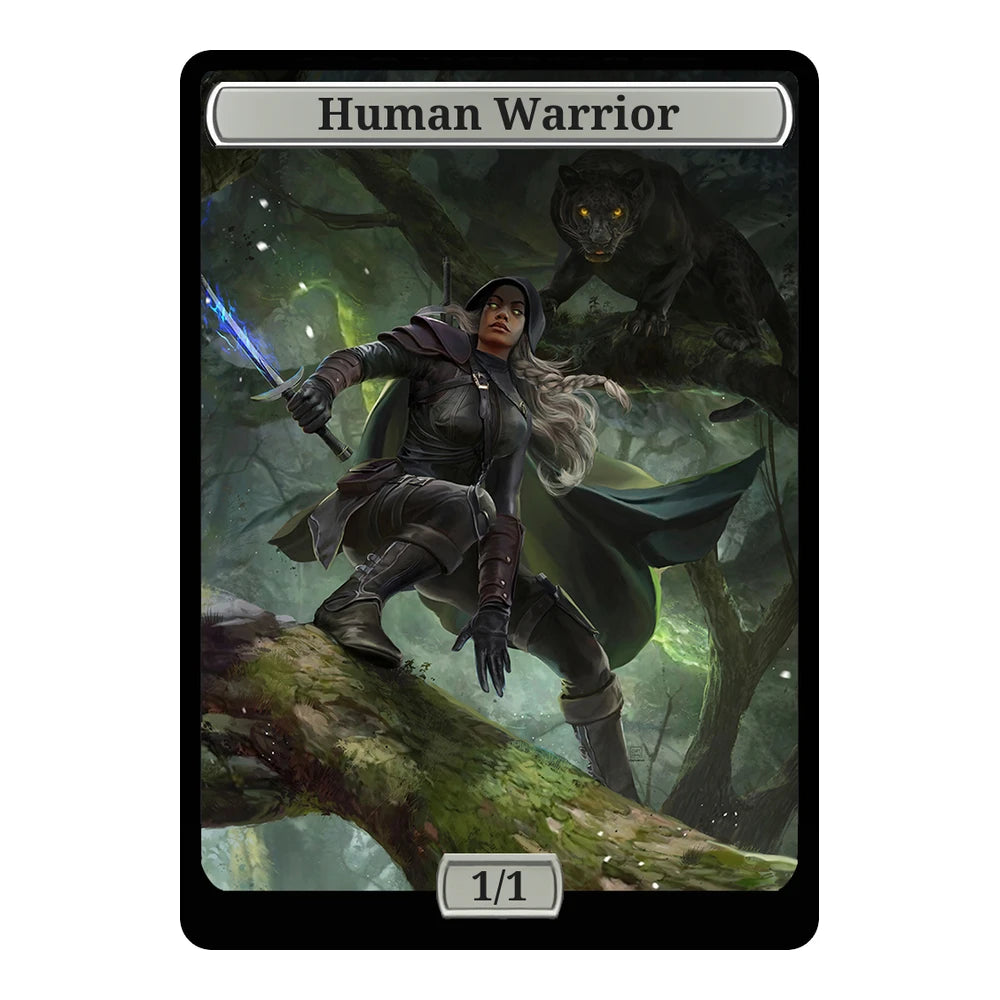 Sygil — Replica — Title + P/T — Human Warrior 1/1