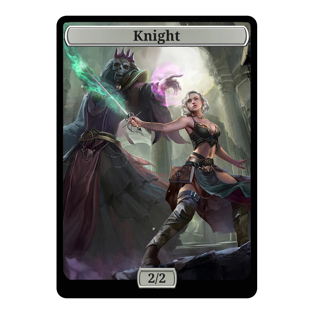 Dungeon Battle — Replica — Title + P/T — Knight 2/2