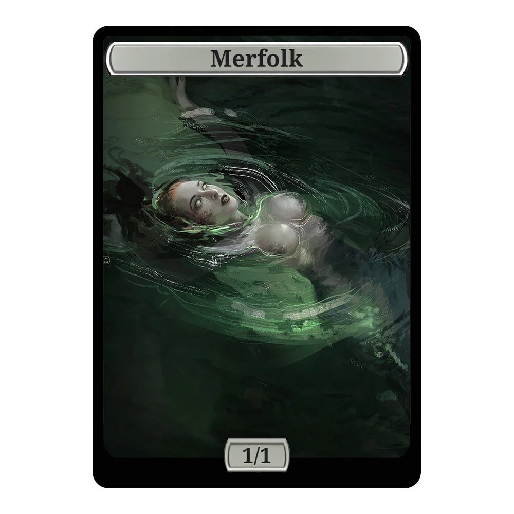 The Depths — Replica — Title + P/T — Merfolk 1/1