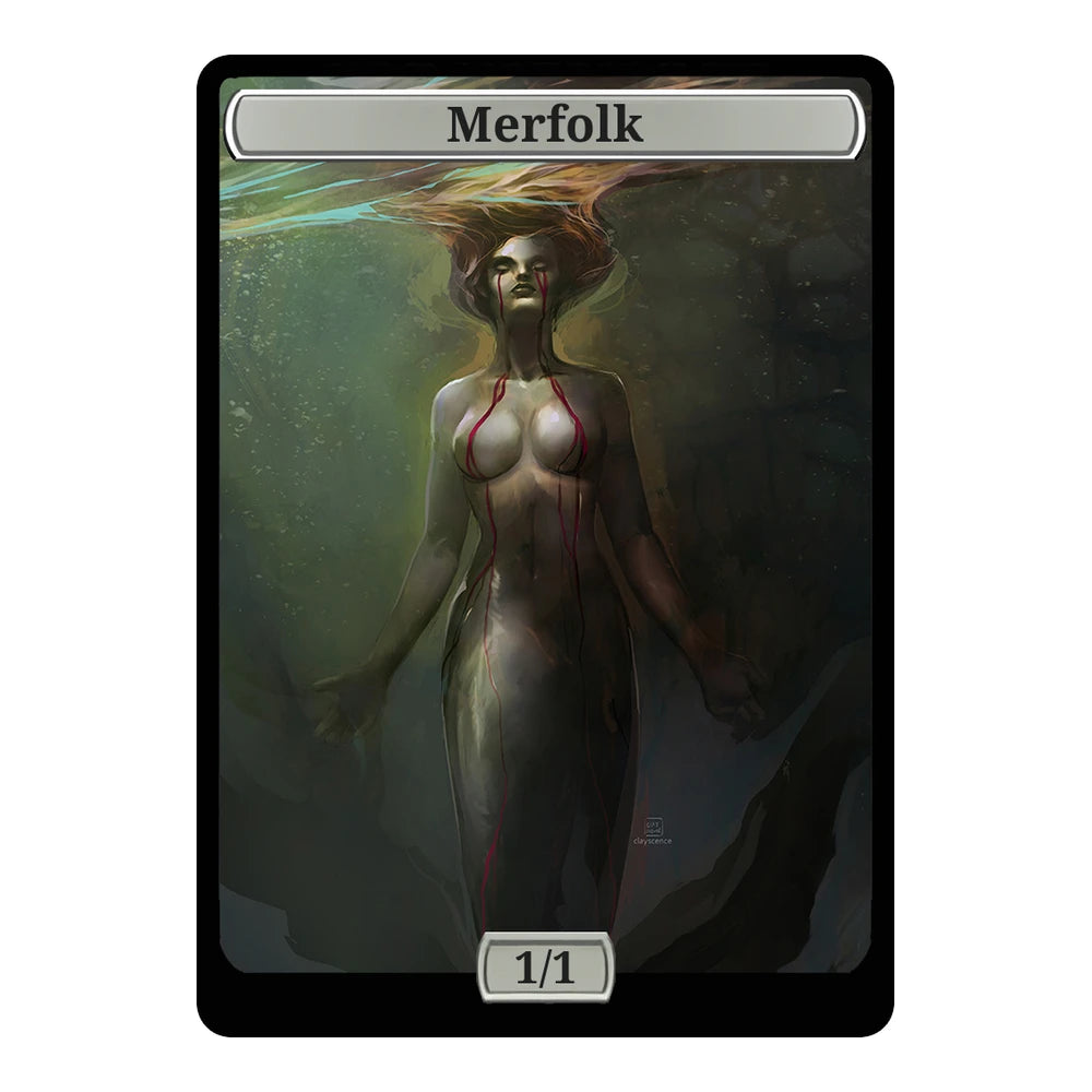 Let Go — Replica — Title + P/T — Merfolk 1/1