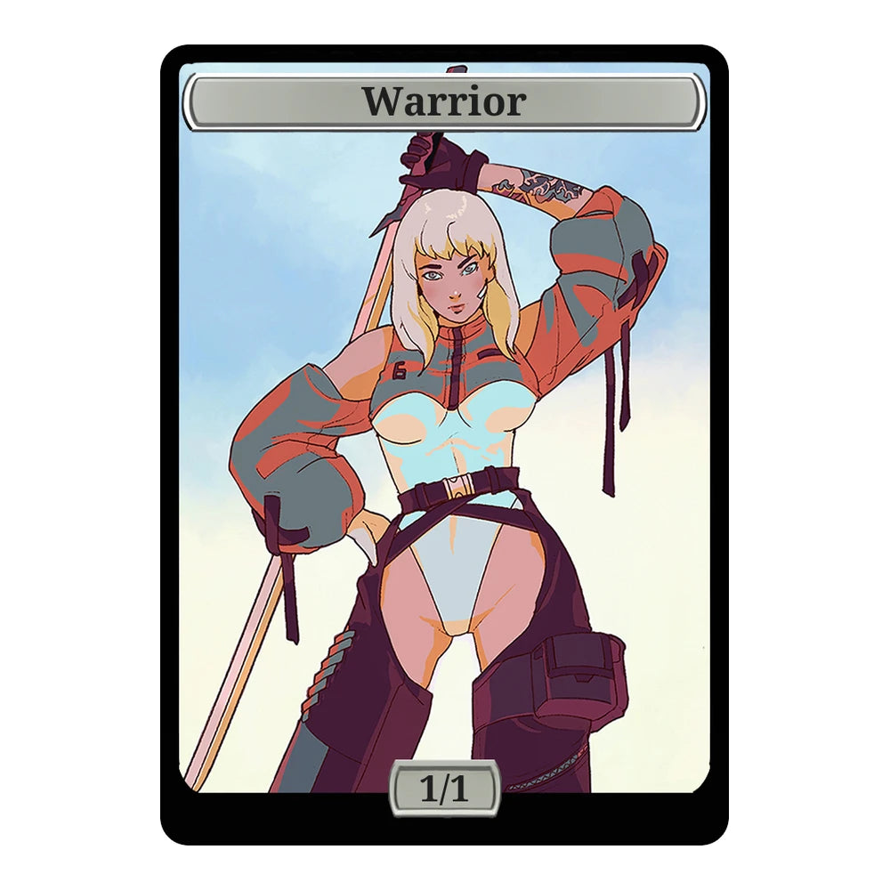 Cyber Ninja — Replica — Title + P/T — Warrior 1/1
