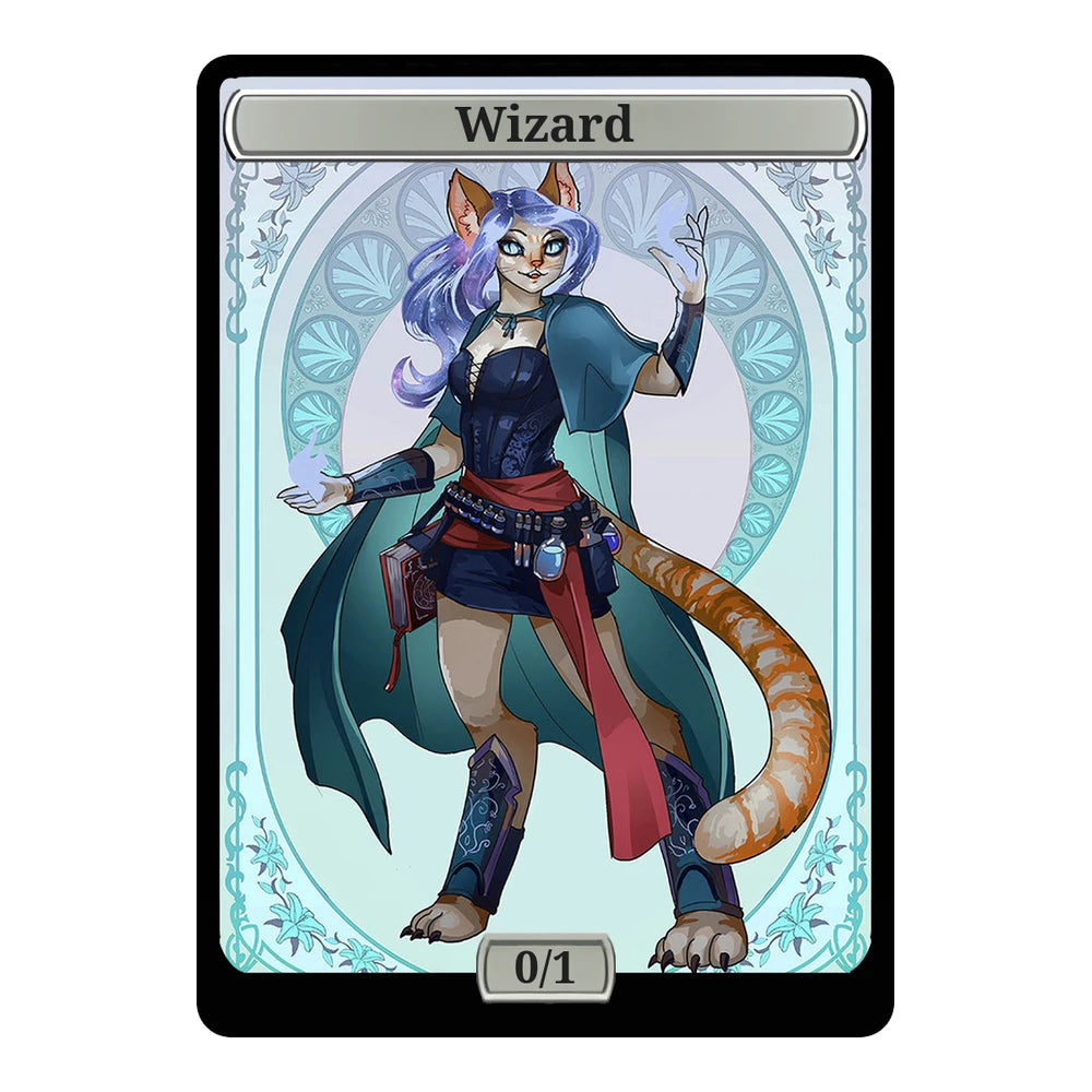 Furry Witch — Replica — Title + P/T — Wizard 0/1